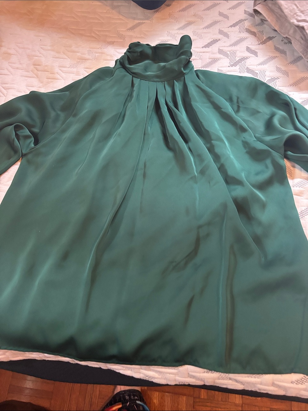 Women's Emerald High-Neck Blouse
